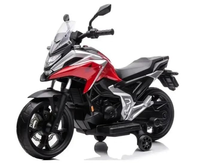 Moto eléctrica de niños de 3 a 5 años, 12v, Honda (ROJA)