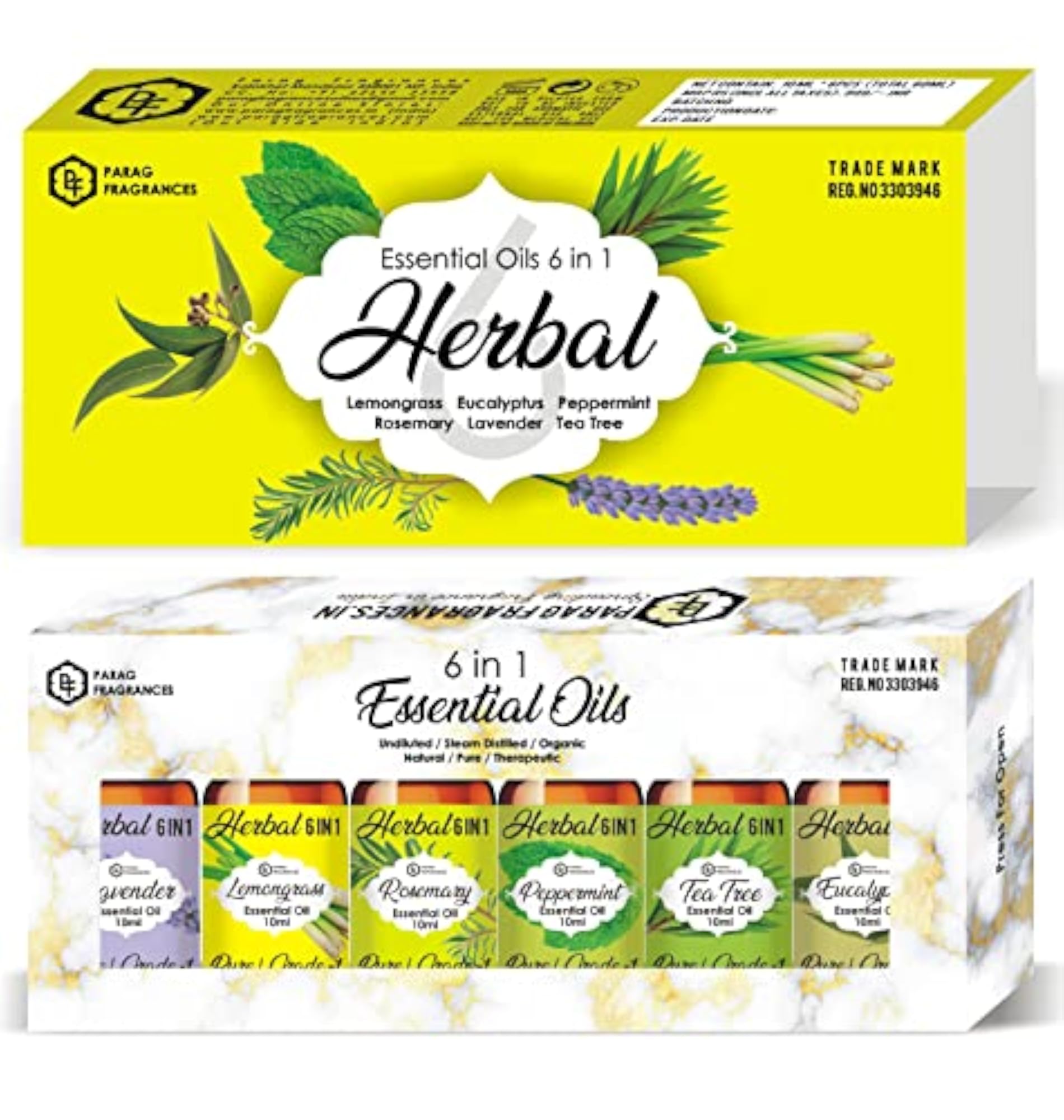 Herbal Essential Oils Set of 6