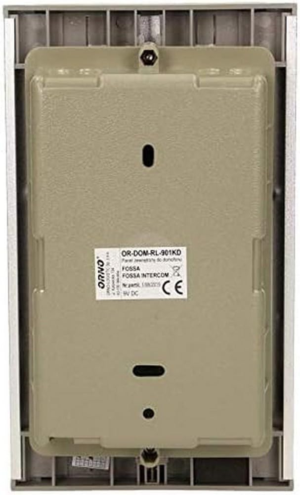 ORNO Fossa domofon 1 jednorodzinny do podtynkowego, 4-przewodowy, 230 V AC, podświetlenie tła (domofon)