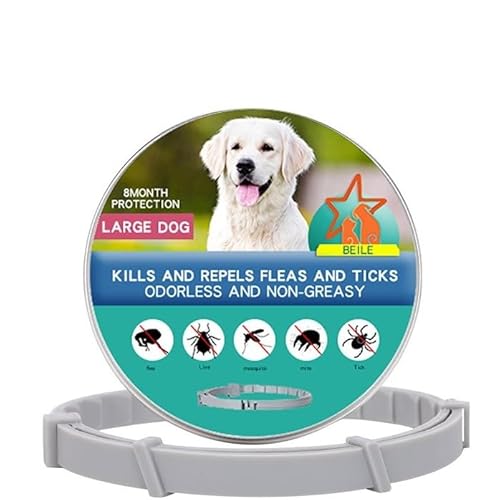 Tempotech Original ® Collar Antiparasitario Preventivo de Liberación Lenta Perros y Gatos - 8 Meses de Protección - contra Pulgas Garrapatas Mosquitos Ácaros Piojos - Desparasitario Perros