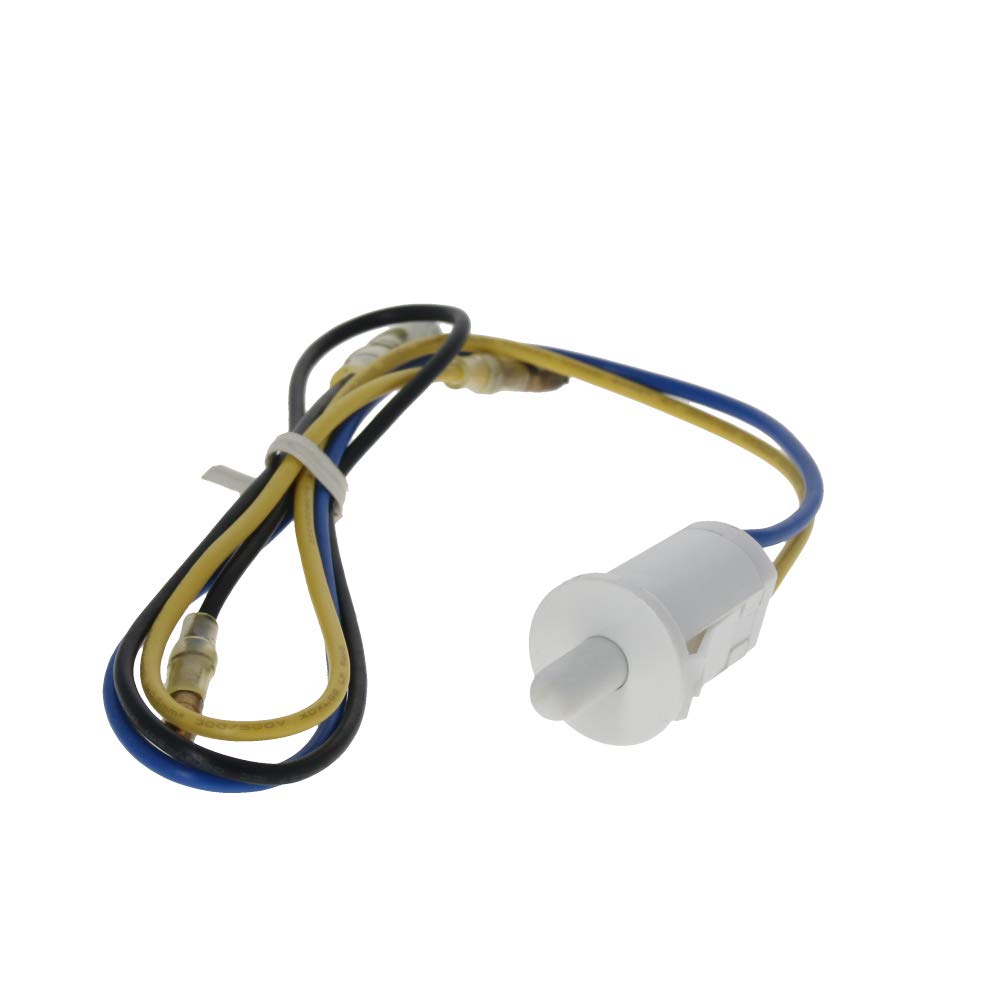 Fielect 3pcs Refrigerator Door Light Switch Momentary Fridge Switch Normally Closed AC 250V 1A with 30cm Cable