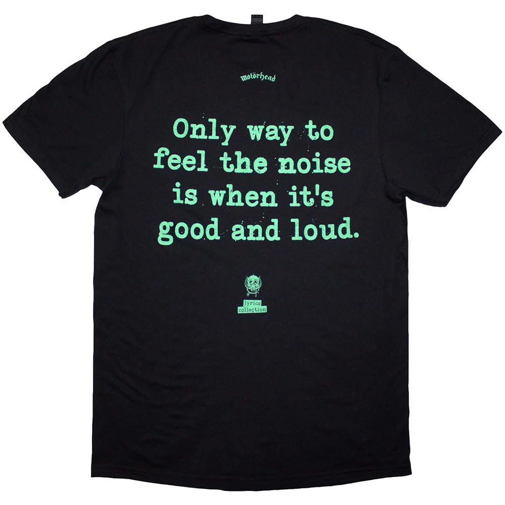 Rock Off officially licensed products Motorhead Overkill Lyric T Shirt XL Black