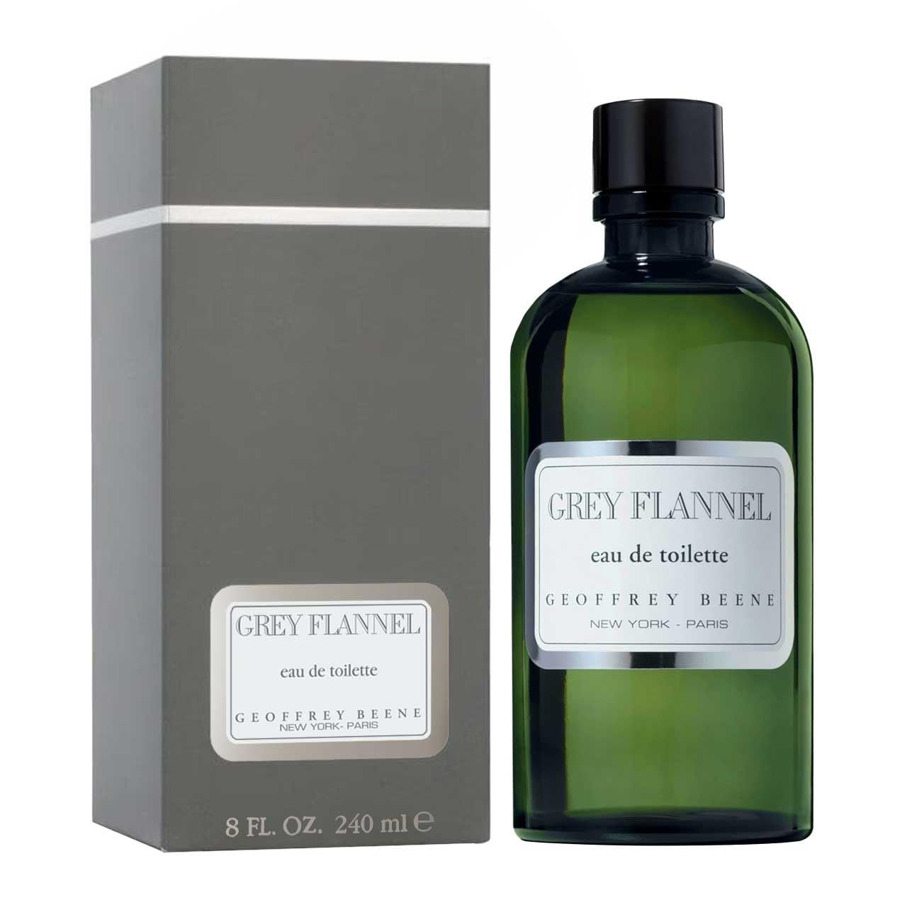 Geoffrey Beene - Grey Flannel Eau de Toilette mit Beutel, 240 ml (Packung mit 2)