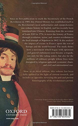 The Oxford History of the French Revolution: Third Edition