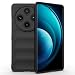 Produktbild LIUZIHAN Handyhülle für vivo X100 Pro Hülle. Stoßfest, Weiches und Dünnes Silikonhülsen-Design, Gegen Kratzer, Schutzhülle für vivo X100 Pro.(Schwarz)