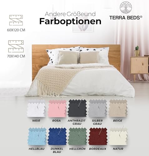 Terra Beds Jersey Spannbettlaken 60x120cm Baumwolle für Matratzen bis 15cm – Ansicht 7