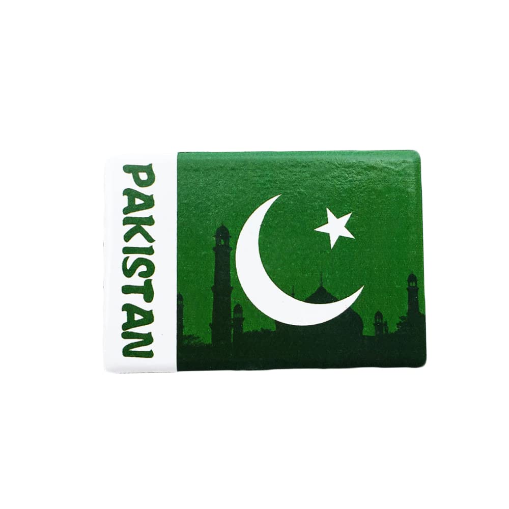 Wedarego Pakistan 3D Flag Fridge Magnet Souvenir Gift,Handmade Home & Kitchen Decoration Refrigerator Magnet Collection