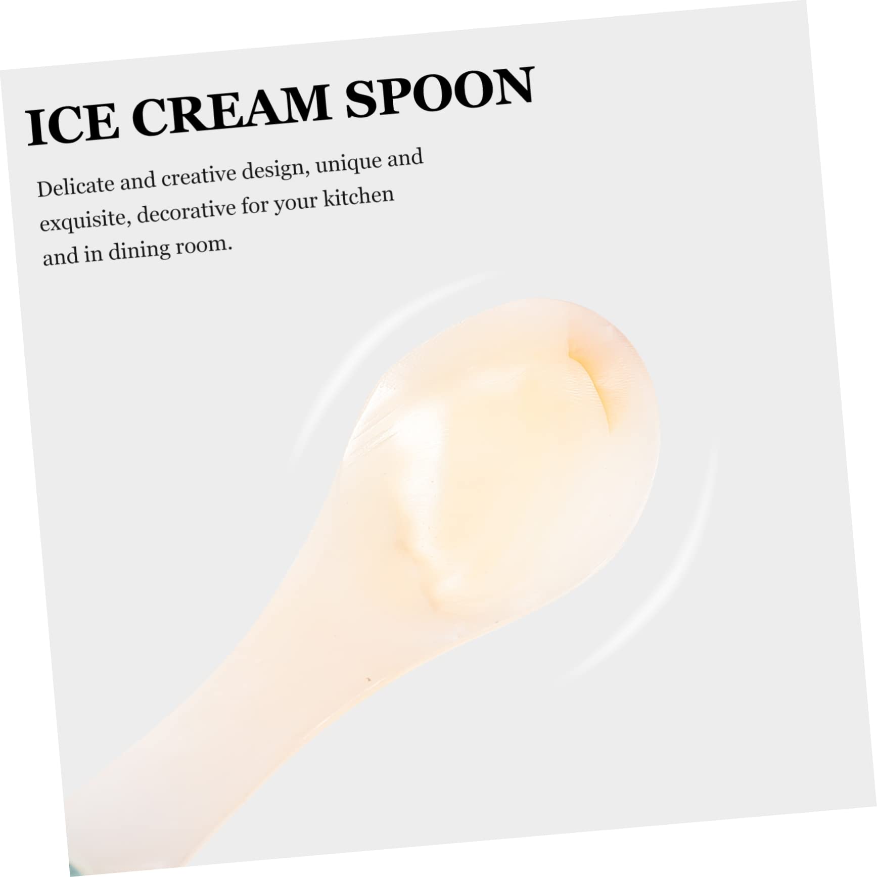 FUNOMOCYA Cm Green Shell Spoon Cake Caviar Spoons Mini Serving Multipurpose for Tea Coffee Dessert