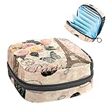 Matériau de qualité supérieure : notre sac menstruel est fabriqué en tissu floqué doux et doux pour la peau. Petit et mignon, durable et résistant à la saleté, lavable, convient pour les filles, les femmes et les femmes.
