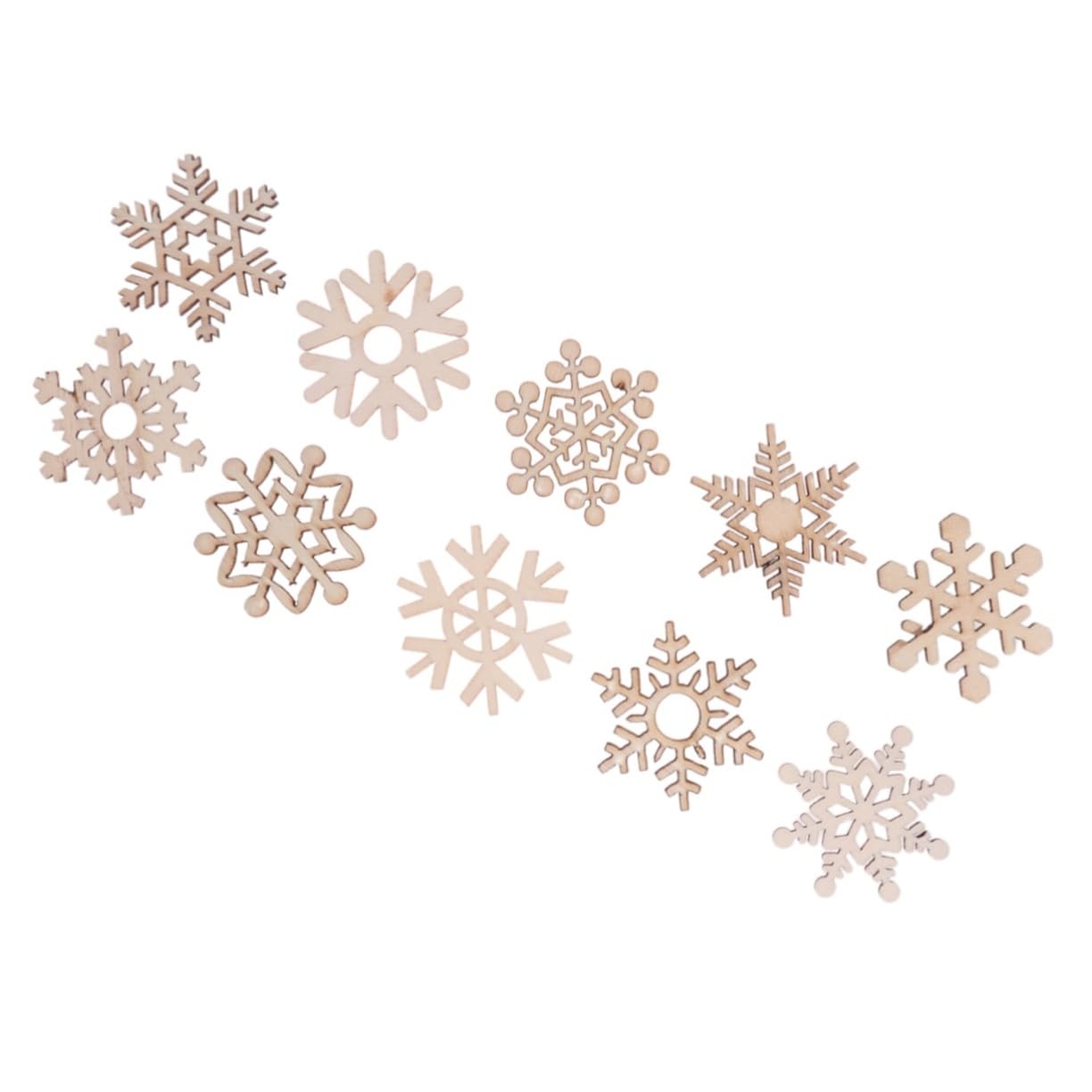 Lurrose 3 Sets Weihnachts-schneeflocken-ornament Weihnachtsbaum-hängeornament Schneeflockenscheibe Zum Aufhängen Weihnachtsparty-hängeornament 80 Stück * 3