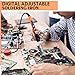 HANDSKIT Soldering Iron Kit, 90W 110V Soldering Iron LCD Adjustable Temperature 356-896℉, Welding Tools Solder Iron Pen with 5pc Tips, Solder Wire, Stand, Auto Sleep, Fast Heating, Electronic Repair