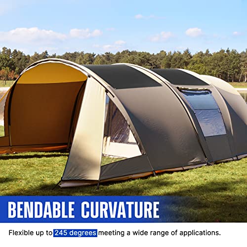 Atem Power Monocrystalline 150W Flexible Solar Panel 245° Bendable 12V Portable Solar Charger With Uneven Surfaces Lightweight For Rv Tent Roof Boat Cabin Marine Camping #TOP5