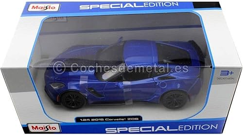 Miniatura 2 de Chevrolet 2015 Corvette C7 Z06 Azul 1/24 de Maisto 31133