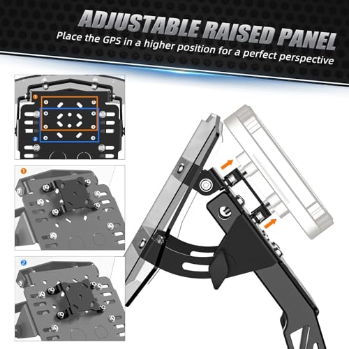 Support GPS XR650L et CRF300L de moto pour carénage de navigation robuste - 5