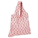 bavaria rose mini maxi shopper in attraktiven Designs/ Winzig klein zusammenzulegen und per flexiblem Band zu fixieren