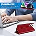 ZZXX for iPhone 14 Wallet Case with [RFID Blocking] Card Slot Stand Strong Magnetic Leather Flip Fold Protective Phone Case for iPhone 14 Case Wallet(Red-6.1 inch)