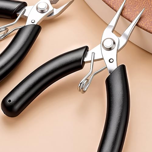 Alicates de mano multiusos para electrónica con mango ergonómico y minitallaje 4