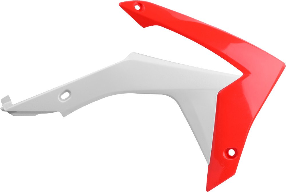 Polisport 8417100001 - Copriradiatore Robusti E Durevoli Compatibile Con Le Moto Honda A Colori Rosso/Bianco - 4