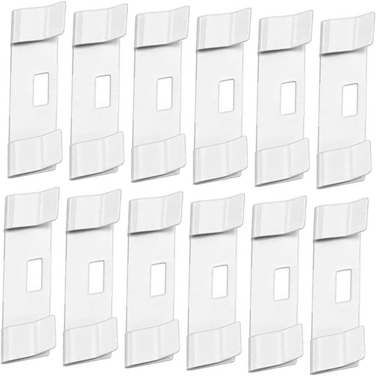 Garneck 60pcs Vertical Blind Repair Vane Savers Sturdy Pom Replacement Tabs for Vertical Blinds Easy to Install High-wear Resistance Essential Window Accessories