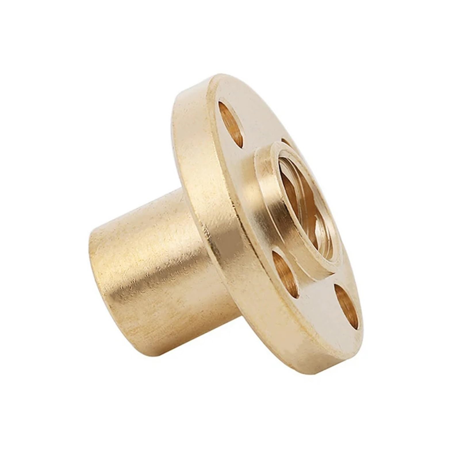 Metal Ball Screw nut 1~10PCS Trapezoidal T8 Screw Nut 8mm Copper Screws for Stepper Motor Lead Screw Diameter 10mm Pitch 2mm Brass(Style A 6pcs)