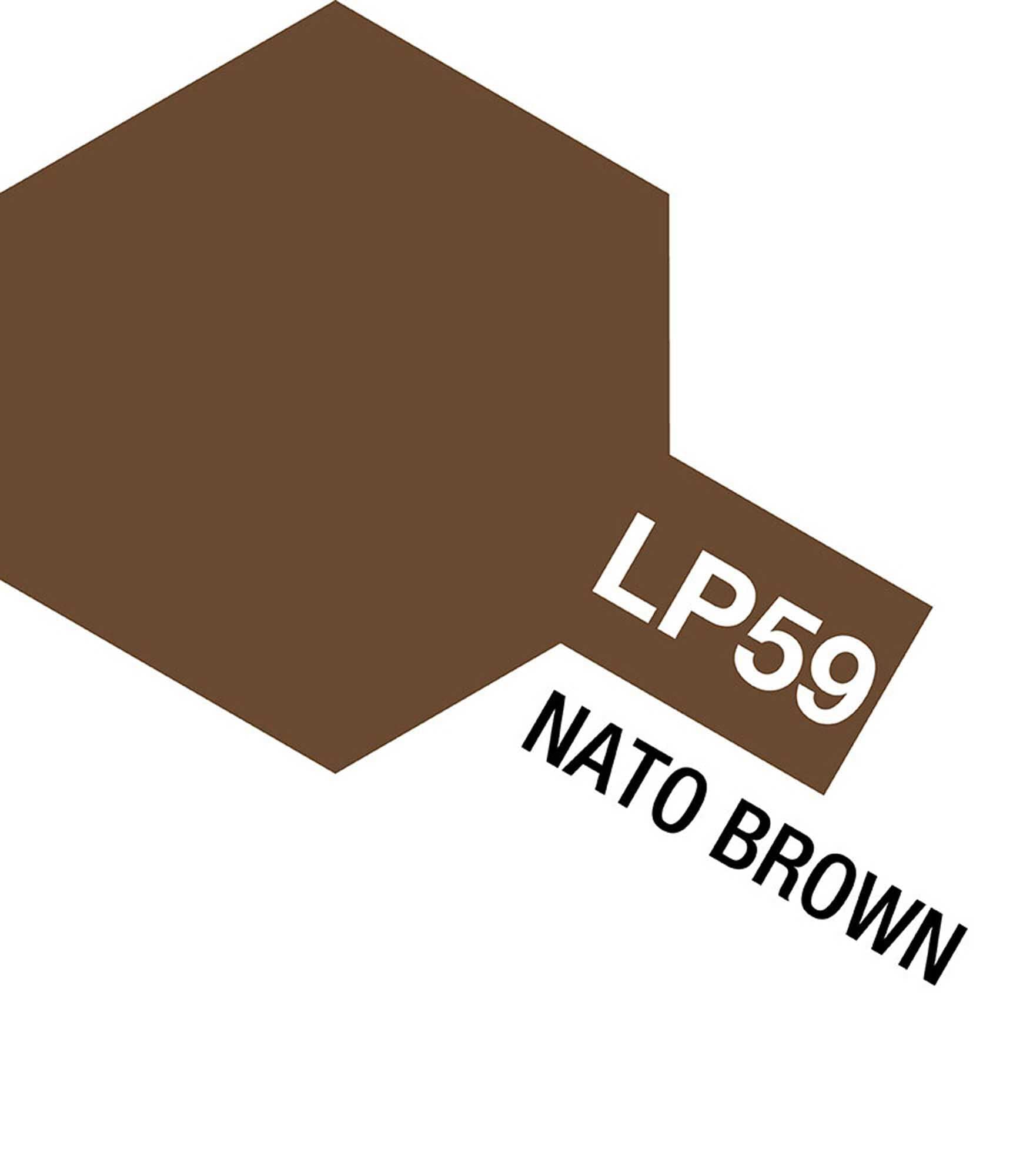 Tamiya Nato Brown Peinture Laquée : Lp59 - Brun Otan