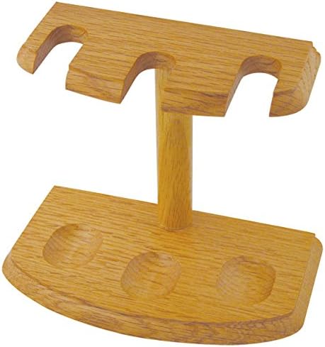 The Big Easy Pipe Accessories 3 Pipe Rack Oak-P801, Oak