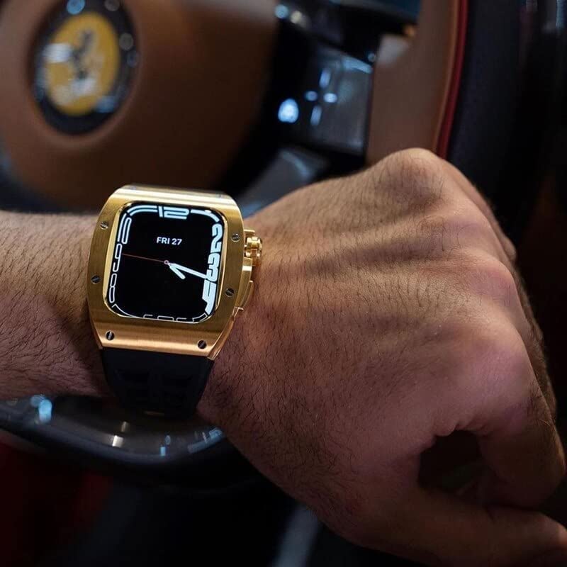 Kit boîtier de montre acier et bracelet pour sublimer votre Apple Watch SE