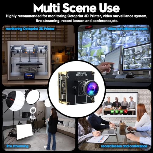 ELP 4K 60fps HDMI USB3.0 Camera for Computer - Wide Angle PC Camera with 120 Low Distortion Lens and 2X Digital Zoom for Laser Engraver, Laptop, Ras pi, Jetson Nano - Image 6