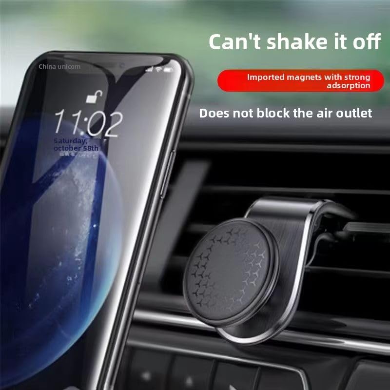 Image of Highdas L Type Bracket Car Air Vent Mount Magnetic Phone /Mobile Holder