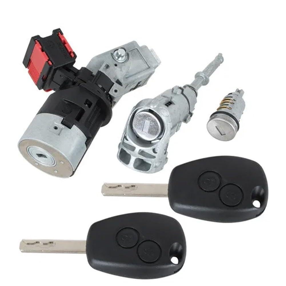Cerradura de cilindro de bloqueo, para Opel para Movano B, para Renault III Trafic II para CLIO para Kangoo 2010-, repuesto de metal con 2 llaves