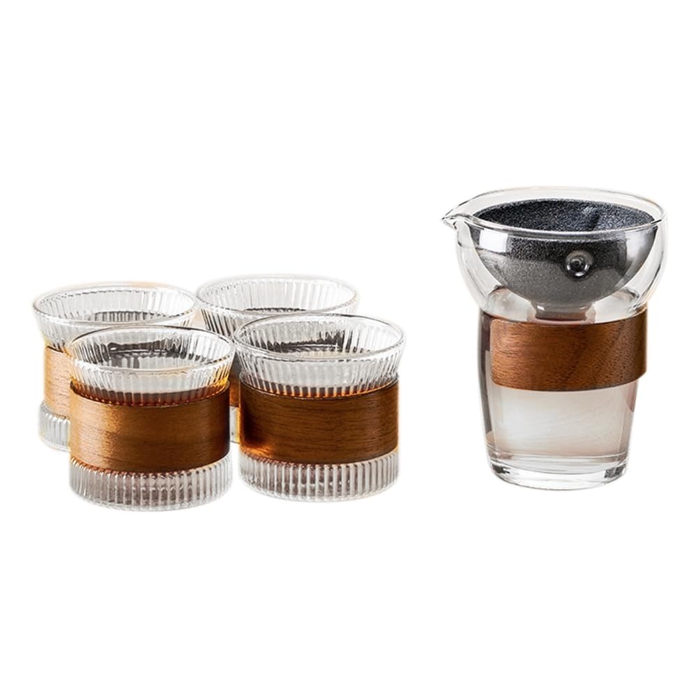 CTRLZS Semi-Automatic Tea Maker with Non-Porous Filtering System, Suitable for Kungfu Tea, Family, and Travel