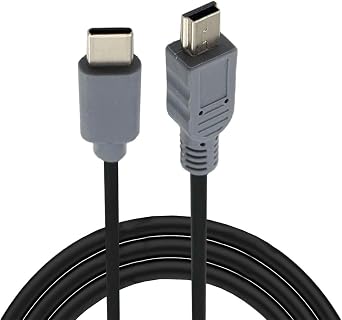 USB C Data Transfer Interface Cable Cord Wire Compatible with Canon EOS Rebel T5i T6 T6i T7, Select Powershot, Vixia, Compatible with Nikon DSLR D610 D90 3.3FT
