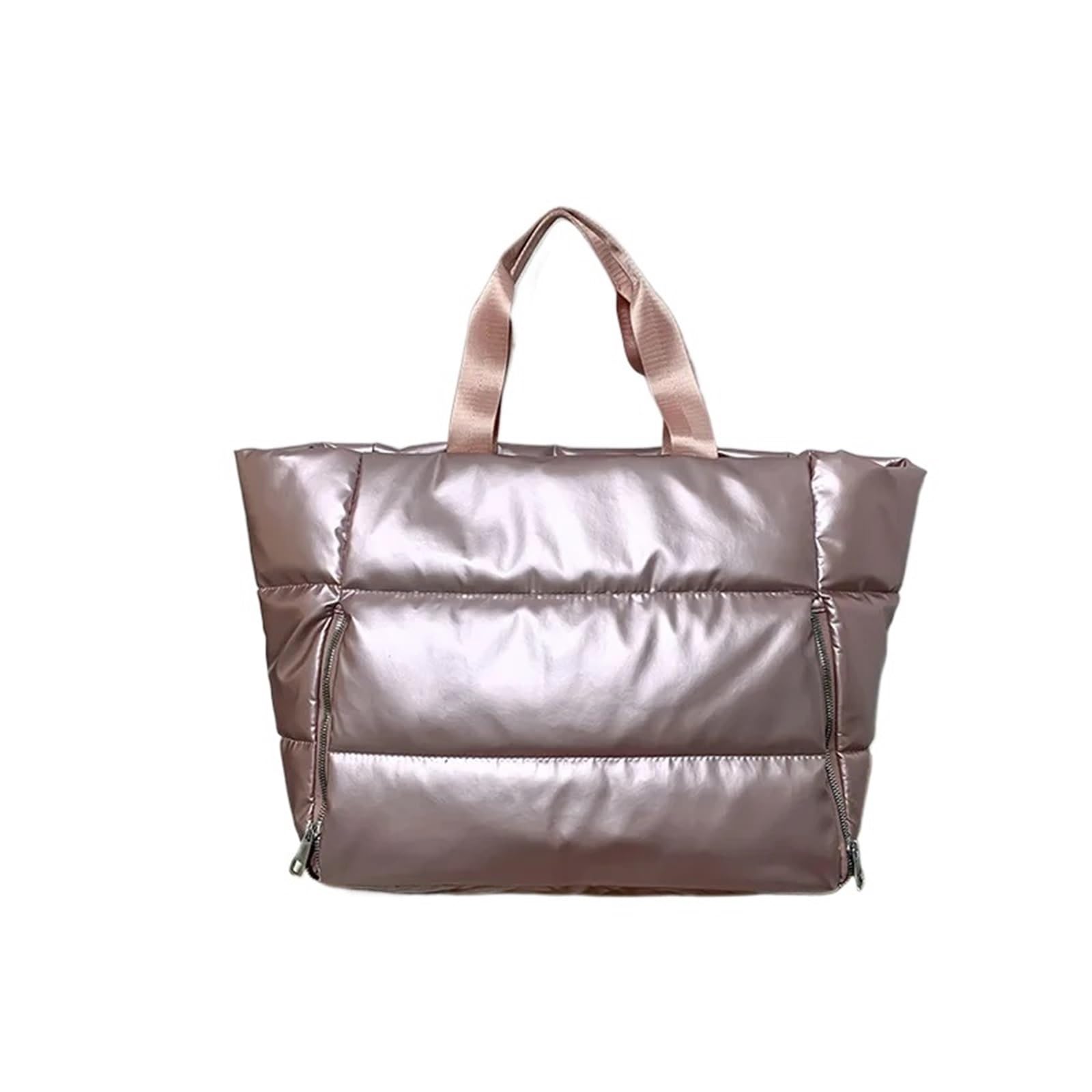 Bolso Cruzado Acolchado Bolso de Mano for Mujer, de Gran Capacidad, Acolchado Grueso, for Abrigo, Bolso de Mano con Almohada for el Trabajo, Bolso de Hombro for la axila para Mujer(Pink)