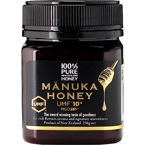 マヌカハニー UMF10+ MGO261+ 250g 生マヌカ プレミアムハニー UMF10 MGO ギフト MANUKA HONEY はちみつ 蜂蜜 ハチミツ 非加熱 無農薬 虎S