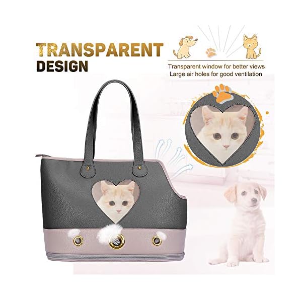 PetsHome-Dog-Carrier-Pet-Carrier-Purse-Dog-Handbag-Foldable-Waterproof-Pet-Tote-Bag-for-Cat-and-Small-Dog Pet Carrier Purse