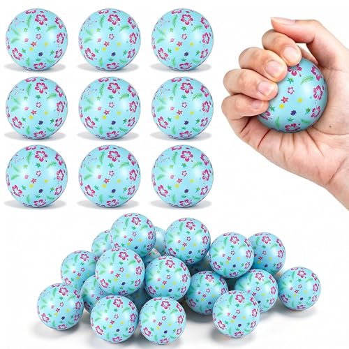 24Pcs Squishy Balls for Hawaii Birthday Party Favors Decorations Supplies,Squeeze Toys for Goodie Bags Pinata Stuffers, Party Games, Rewards Carnival Prizes — view 2