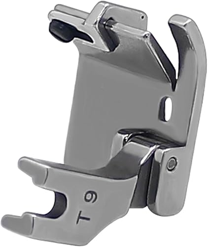 Miniatura 2 de YEQIN Carpeta sesgo ajustable Guía de borde de pie Pie Hemmer Pie #T9 3 en 1 Universal Multifuncional Presser Pie para Máquina de Coser Industrial