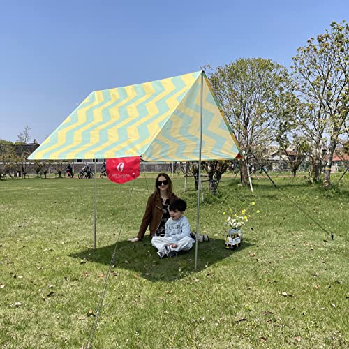 Red Suricata RA-RSO-TPSHADE-PL-AL Teepee Beach Tent & Beach Canopy For 1-2 Persons, Upf50 Sun Beach Shade thumb #3