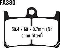 Vista 2 de EBC Brakes EBPCK1008 Kit completo de cambio de pastillas de freno sinterizado Doble-H
