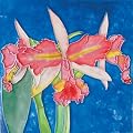 Iris - Decorative Ceramic Art Tile - 8"x8" En Vogue