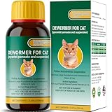 Cat & Kitten Dewormer for All Wormers, Pyrantel Pamoate, Roundworms & Hookworms, Liquid, 100ml