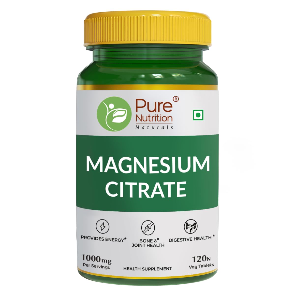 Pure Nutrition Magnesium Citrate, 120 Veg Tablets, Supports Sleep, Muscle Relaxation, Bone & Joint Health, Energy Production, High Absorption, Easy Digestion, 1000mg/Serving, 350mg Elemental Magnesium (B0D9R2WYXQ) Amazon Price History, Amazon Price Tracker