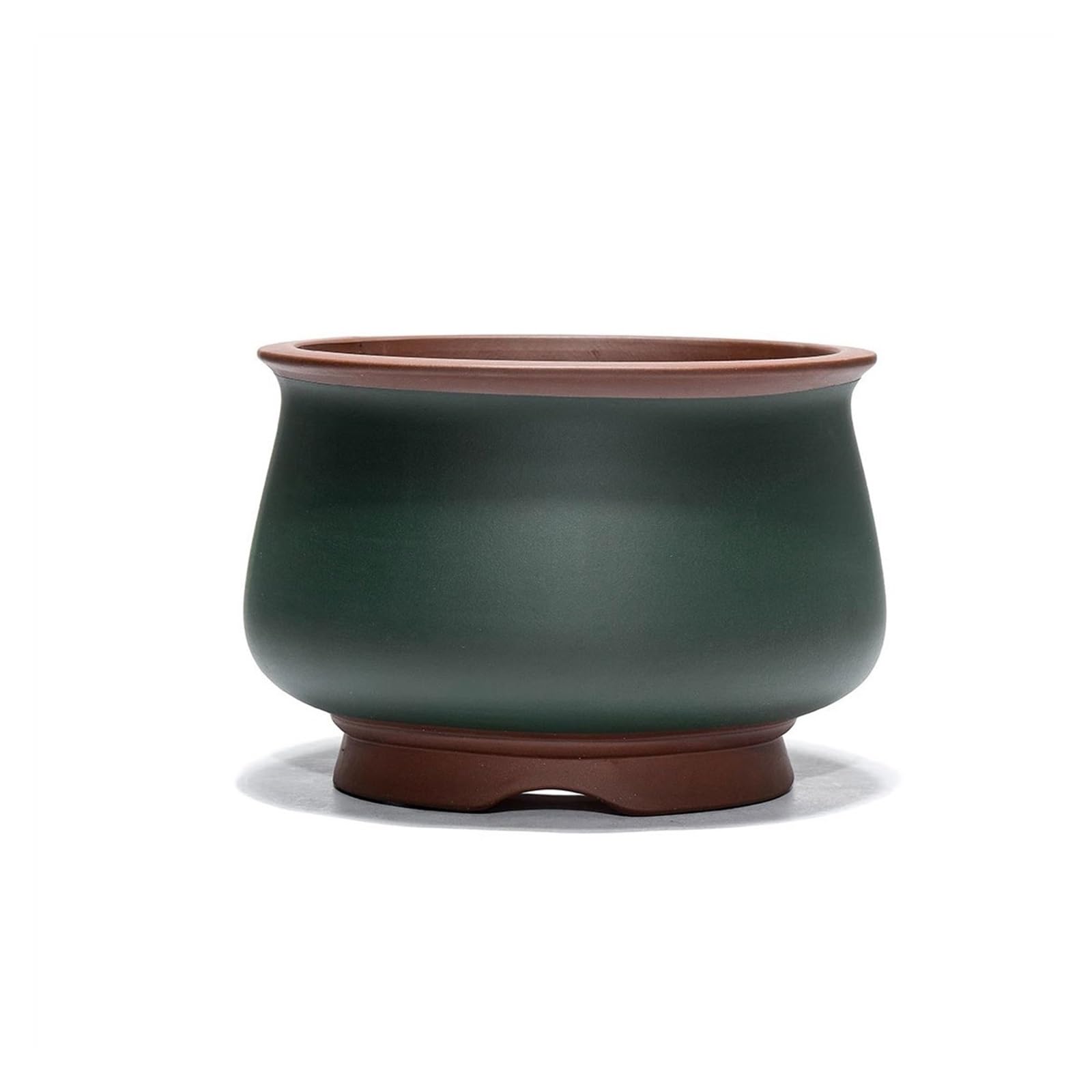 GELASIGE Flower Pots Ceramic Flower Pot Indoor Breathable Succulent Orchid Pot Simple Home Decoration Ornaments Outdoor Flower Pots(M)