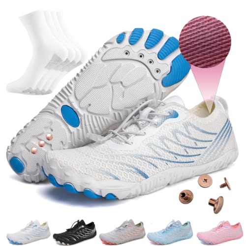 Image of Grounding Barefoot Shoes with Copper , Effective Full-Chain Grounding | Solid Copper Screws,Conductive Insoles,Extra Conductive Socks.Zero-drop,flexible wide toe box,for unisex