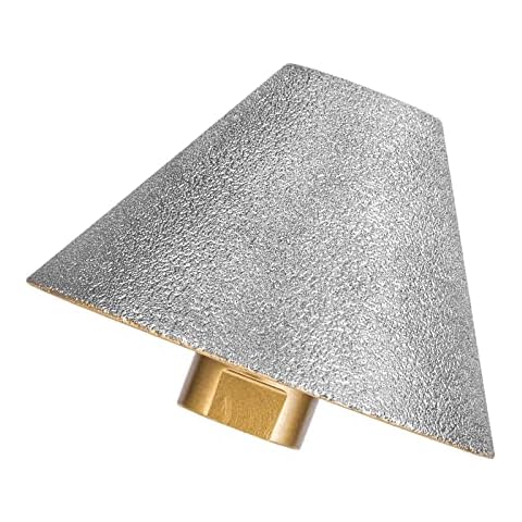 LESOLEIL Diamond Countersink Chamfer Drill Bit, 3-1/4"(82mm) Dia Beveling Chamfer Milling Bit for Enlarging Trimming Existing Holes in Ceramic Porcelain Cover
