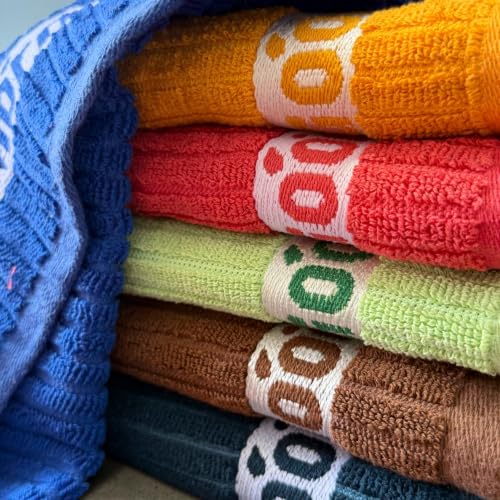 Image of Hand Towel Set of 6 (40x60 cm, 450 GSM) - Soft Cotton, Absorbent, Quick Dry - Bathroom, Wash Basin, Kitchen, Travel & Gym Face & Hand Towel for Men & Women-Multicolor