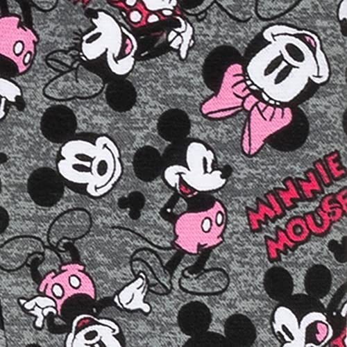 Image of Disney Minnie Mouse Fleece Pullover Crossover Hoodie and Leggings Outfit Set Infant to Big Kid Sizes (12 Months - 14-16)