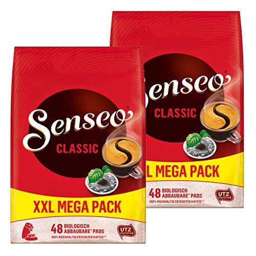 2 paquets de capsules de café Senseo Classic Plus intense et savoureux 96 capsules