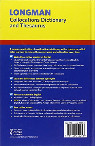 Longman Collocations Dictionary and Thesaurus