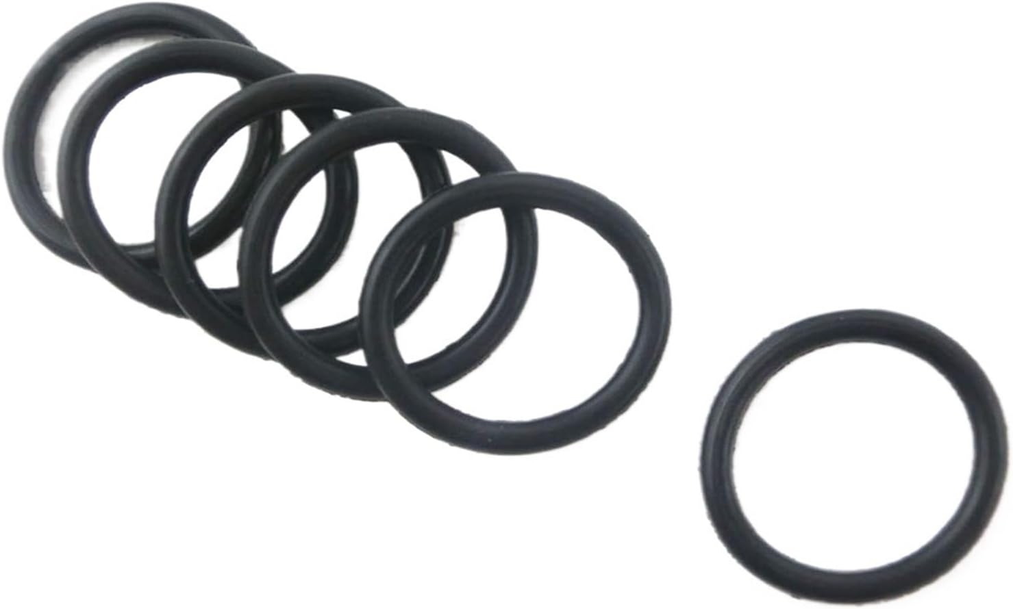 50pcs 4mm Thickness NBR O-Ring Seal 47/48/49/50/51/52/55/56/57/58mm OD Oil Resistance Black Rubber O Ring Seals Gasket Washer